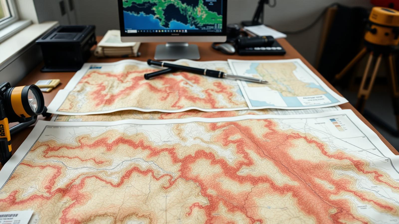 Geological maps of Klondike region