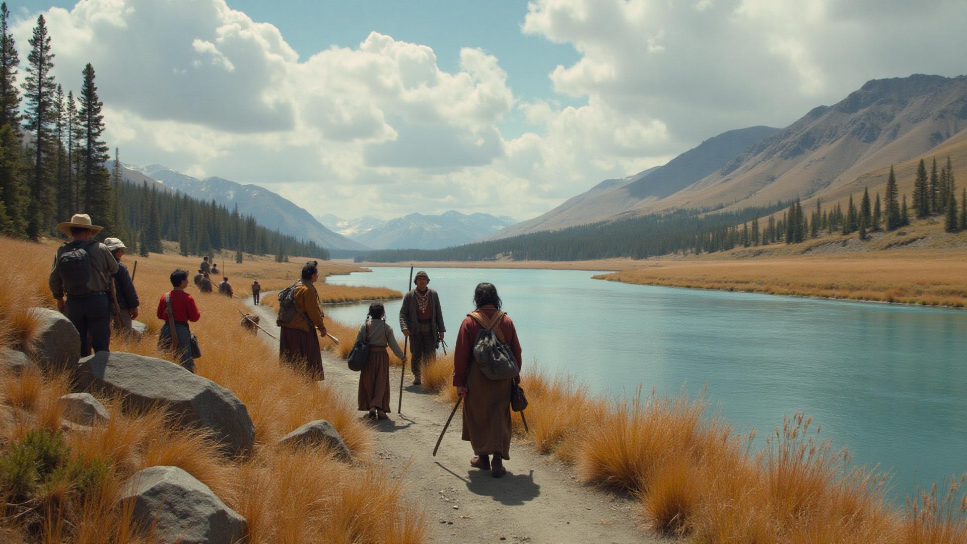 Indigenous peoples of the Yukon, Hän and Tagish First Nations along the Yukon River