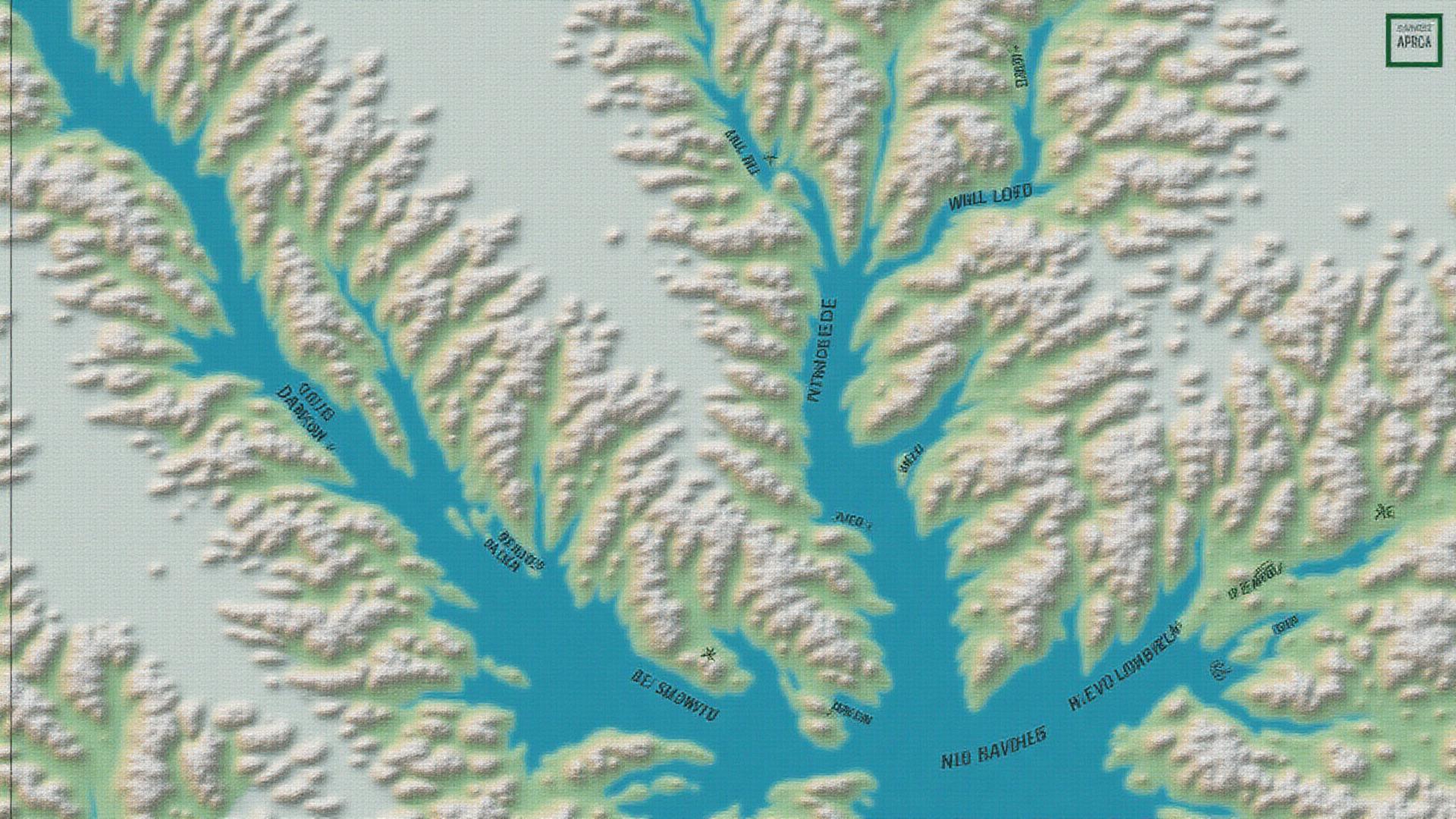 Map of Klondike region