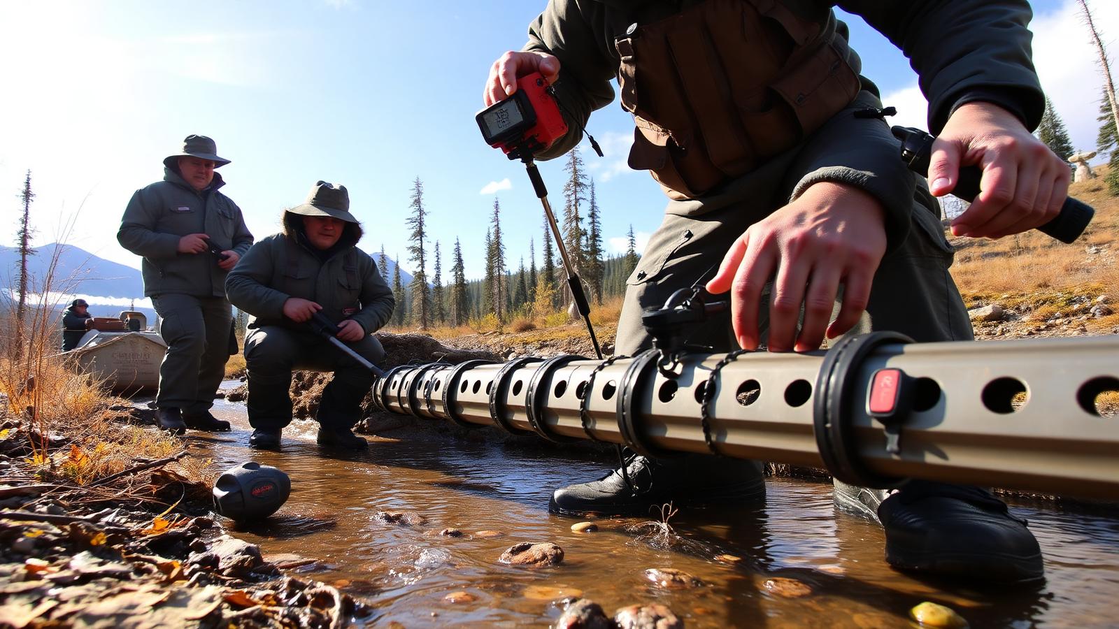 Modern prospecting equipment and techniques