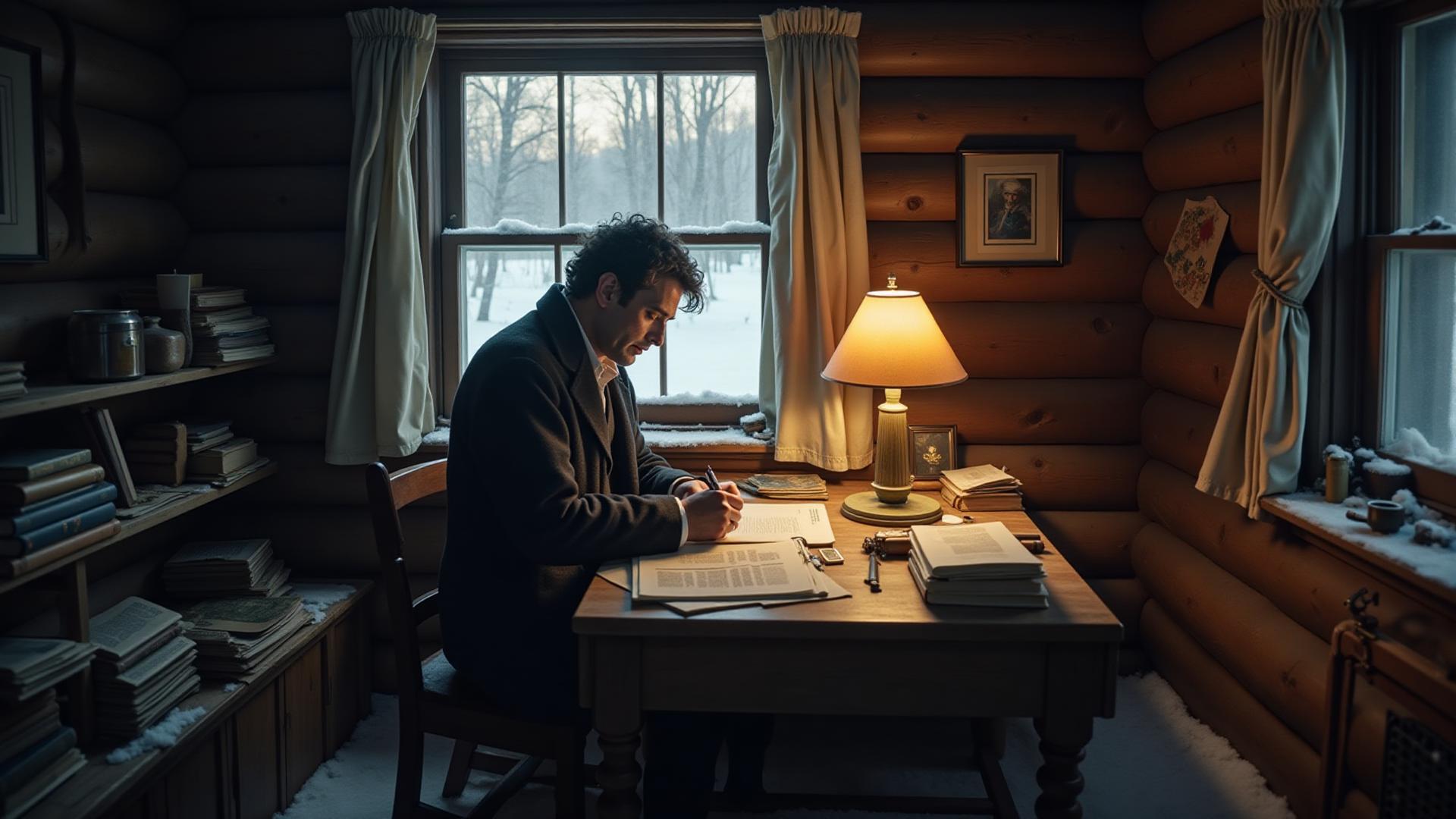 Portrait montage representing key figures of the Klondike Gold Rush